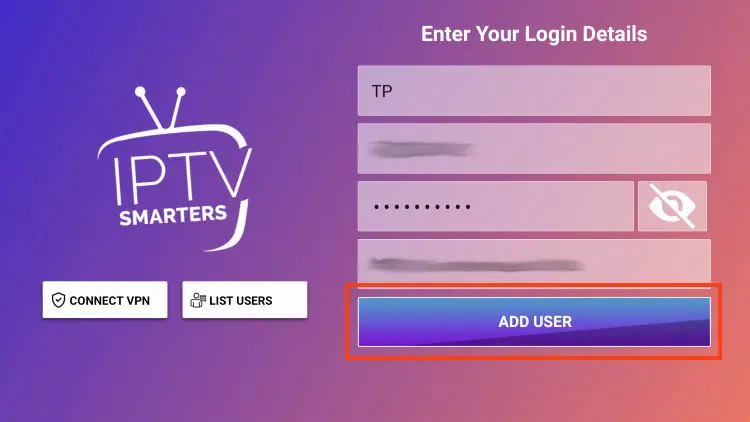 Enter Credentials